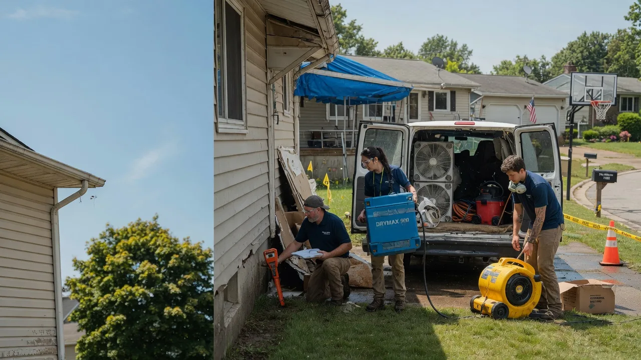 Ceiling Leak Cleanup in Williamston, MI near me